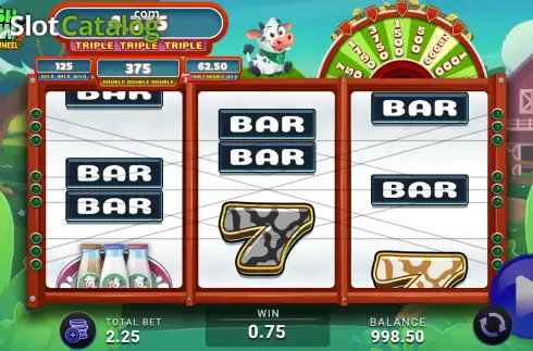 Скрин2. Cash Cow Bonus Wheel слот