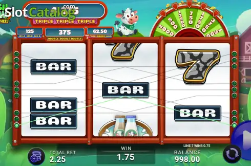 Скрин3. Cash Cow Bonus Wheel слот