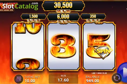Скрин3. Straight Fire Triple Double Spin слот