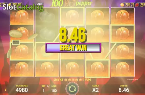 Скрин5. Hot Pepper 100 слот