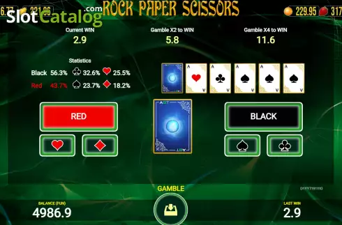 Скрин6. Rock Paper Scissors (AGT Software) слот