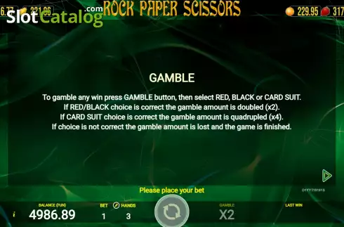 Скрин8. Rock Paper Scissors (AGT Software) слот