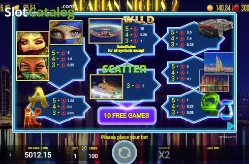 Скрин6. Arabian Nights 2 слот