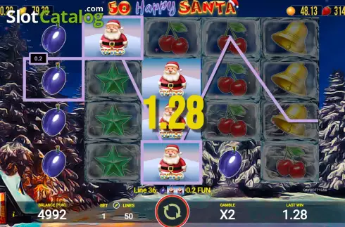Скрин3. Happy Santa 50 слот