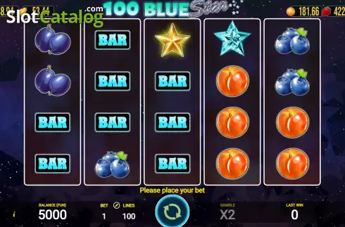 Скрин2. 100 Blue Star слот