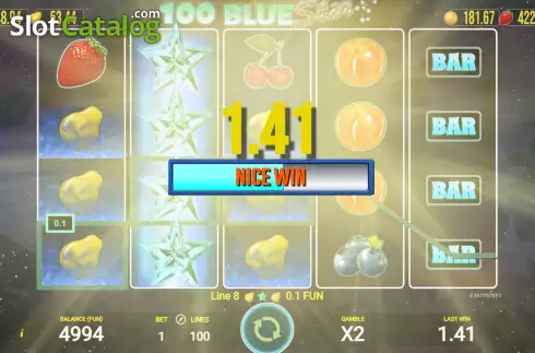 Скрин3. 100 Blue Star слот