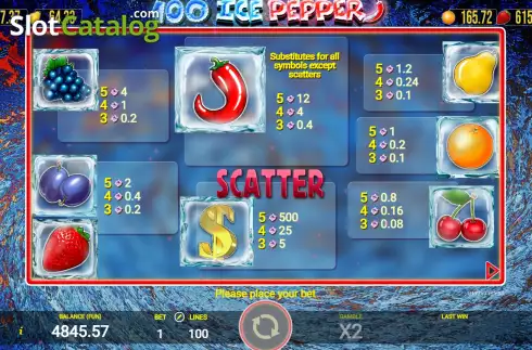 Скрин6. 100 Ice Pepper слот