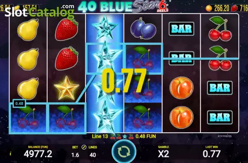 Скрин3. 40 Blue Star 6 Reels слот