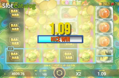 Скрин3. 100 Ice Cream 6 Reels слот