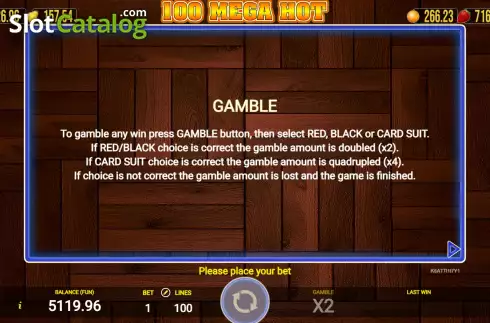 Скрин7. 100 Mega Hot (AGT Software) слот