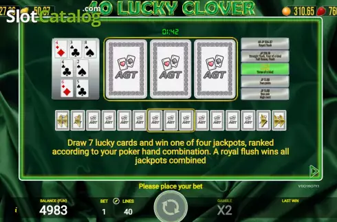 Скрин8. 40 Lucky Clover слот