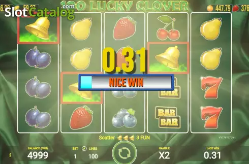 Скрин3. 100 Lucky Clover слот