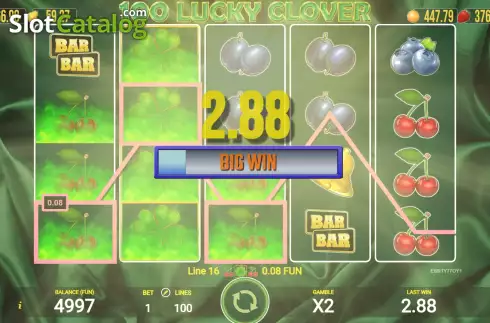 Скрин4. 100 Lucky Clover слот