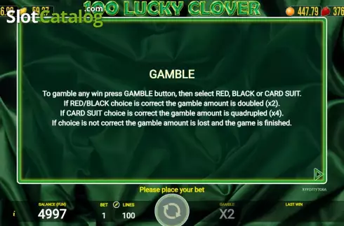 Скрин7. 100 Lucky Clover слот