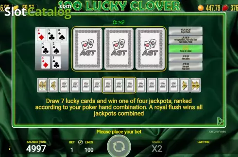 Скрин8. 100 Lucky Clover слот