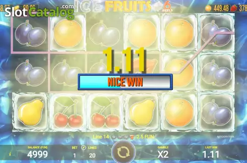 Скрин3. Ice Fruits 6 Reels слот