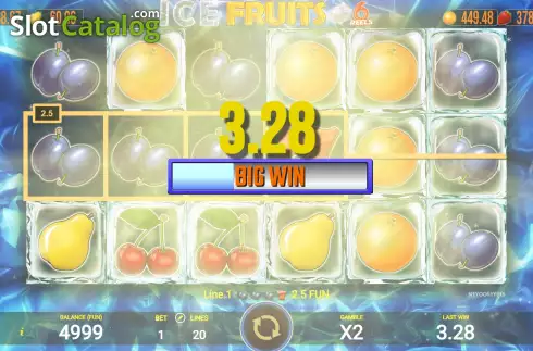Скрин4. Ice Fruits 6 Reels слот