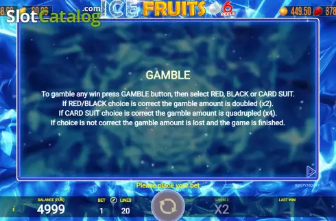 Скрин7. Ice Fruits 6 Reels слот