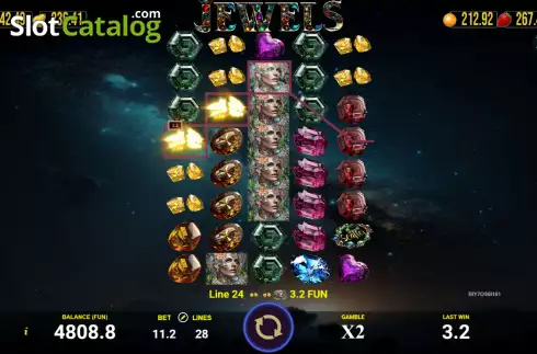 Скрин4. Jewels (AGT Software) слот