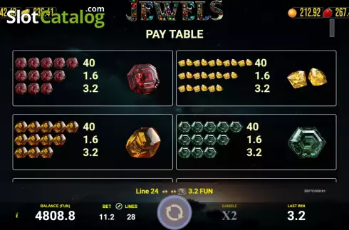Скрин5. Jewels (AGT Software) слот