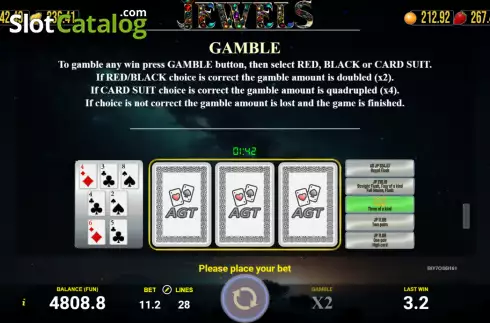Скрин8. Jewels (AGT Software) слот