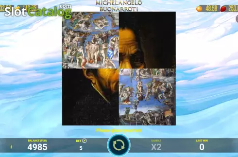 Скрин2. Michelangelo Buonarroti слот