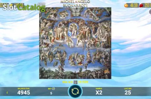 Скрин3. Michelangelo Buonarroti слот