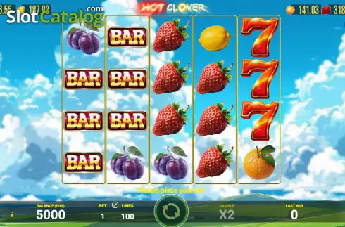Скрин2. Hot Clover (AGT Software) слот