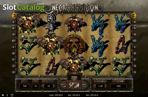 Скрин3. Necronomicon слот