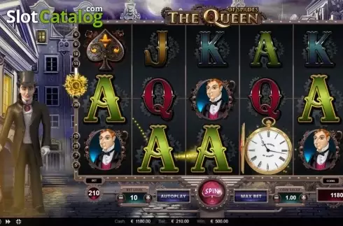 Скрин3. Queen of Spades (Thunderspin) слот