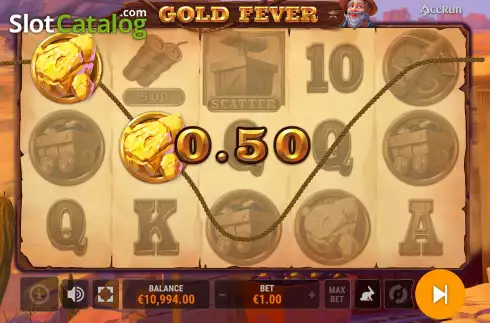 Скрин4. Gold Fever (AceRun) слот
