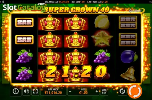 Скрин3. Super Crown 40 слот