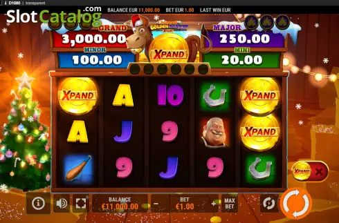 Скрин2. Golden Donkey Christmas Xpand слот