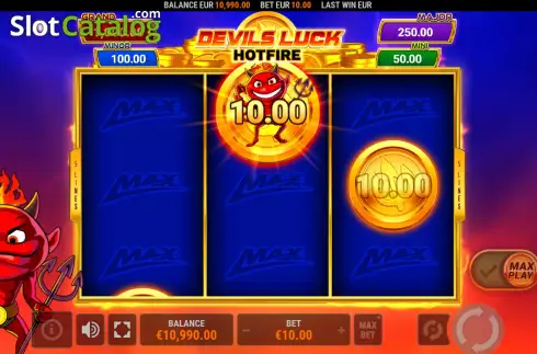 Скрин3. Devil's Luck Hotfire слот