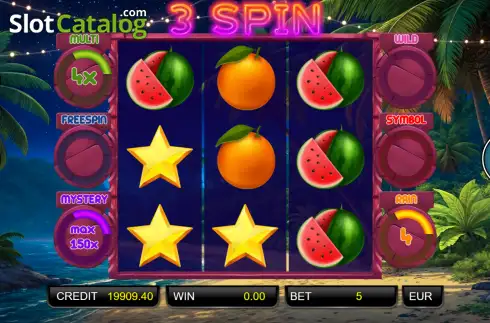 Скрин2. 3 Spin слот