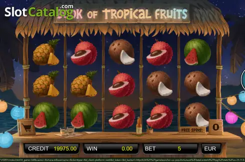 Скрин2. Book of Tropical Fruits слот