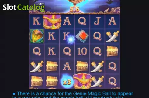 Скрин9. Genie Mystery слот
