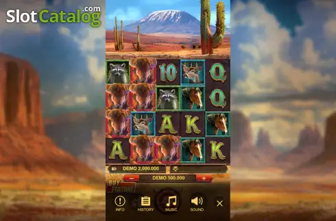 Скрин2. Buffalo Rush HIGHROLLER слот