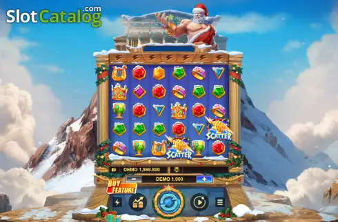 Скрин2. Zeustrike Xmas слот