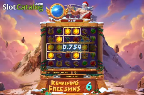 Скрин3. Zeustrike Xmas слот