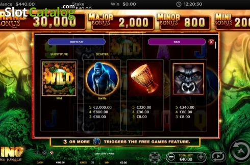 Скрин6. King of the Jungle (Ainsworth) слот