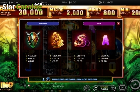 Скрин7. King of the Jungle (Ainsworth) слот