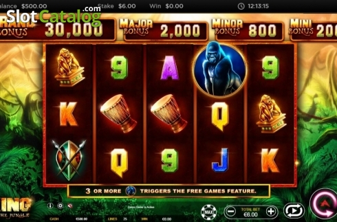 Скрин2. King of the Jungle (Ainsworth) слот