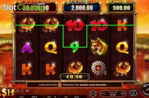 Скрин3. Kanga Cash (Ainsworth) слот
