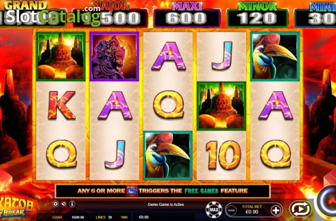 Скрин2. Krakatoa Lucky Break слот