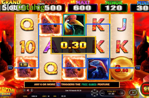 Скрин4. Krakatoa Lucky Break слот