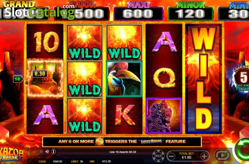 Скрин7. Krakatoa Lucky Break слот