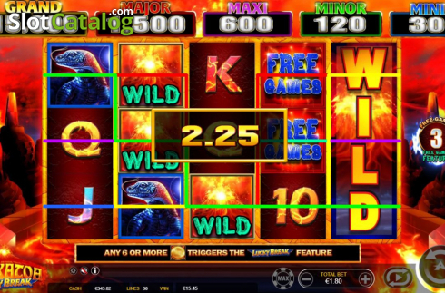 Скрин8. Krakatoa Lucky Break слот