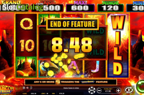 Скрин9. Krakatoa Lucky Break слот