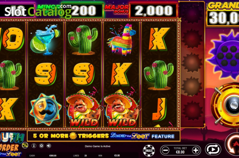 Скрин2. South of the Border слот